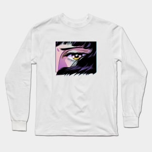 Retro anime, eye Long Sleeve T-Shirt